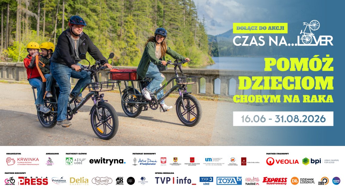 Czas na LoveR - kręcimy kilometry dla dzieci chorych na raka