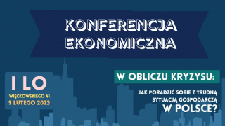 Konferencja ekonomiczna w I LO