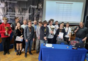 Złoty medal w Mistrzostwach Łodzi w szachach.