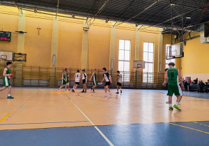 Mistrzostwa Łodzi w koszykówce chłopców.