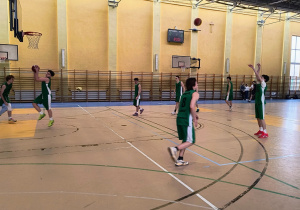 Mistrzostwa Łodzi w koszykówce chłopców.