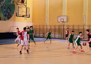 Mistrzostwa Łodzi w koszykówce chłopców.