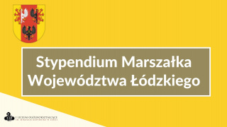 Stypendium Marszałka Województwa Łódzkiego